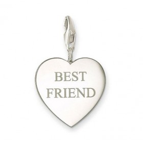 Thomas Sabo charm para pulsera "Best Friend" en plata.