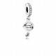 Pandora charm colgante para pulsera "Birrete" en plata