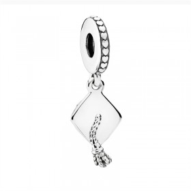 Pandora charm colgante para pulsera "Birrete" en plata