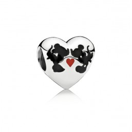 Pandora Disney charm de pulsera "Beso de Mickey & Minnie"