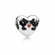 Pandora charm "Beso de Mickey & Minnie"