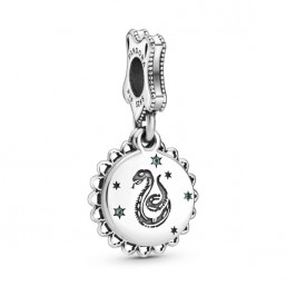 Pandora charm colgante Slytherin en plata