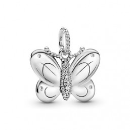 Pandora colgante Mariposa en plata