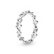 Pandora anillo Corazones Anudados en plata